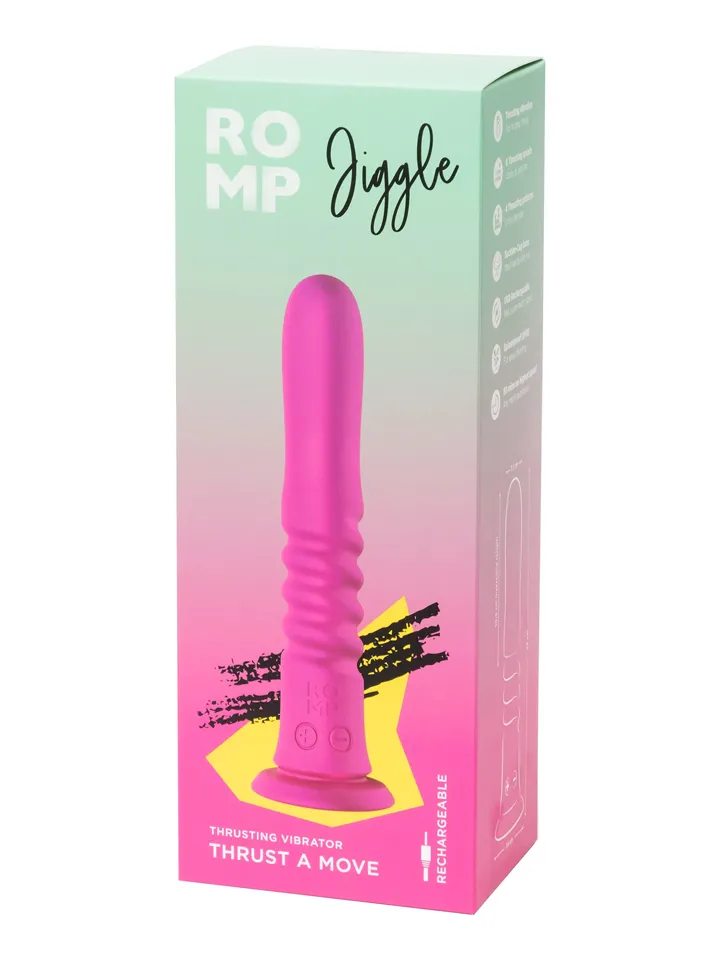 Romp Jiggle Thrusting Vibrator - Vibrating dildo 4 [full]