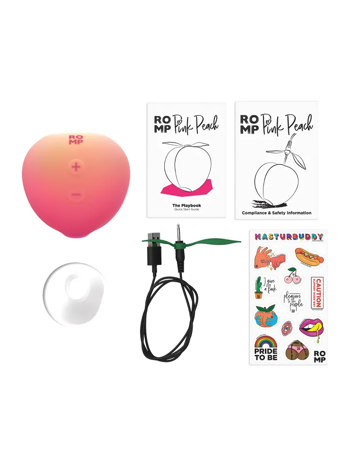 Romp Peach Clitoral Stimulator - Air pressure vibrator 5 [full]