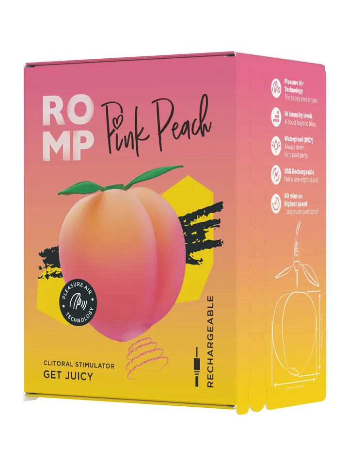 Romp Peach Clitoral Stimulator - Air pressure vibrator 6 [full]