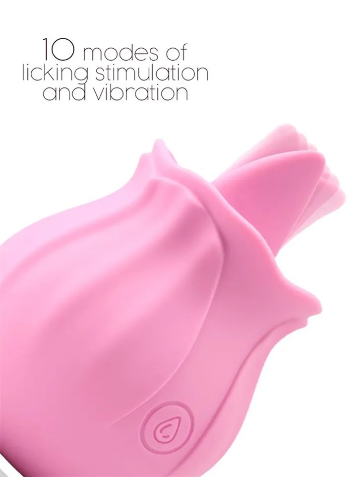 Rose Stimulator With Licking Tongue - Clitoral stimulator 2 [full]