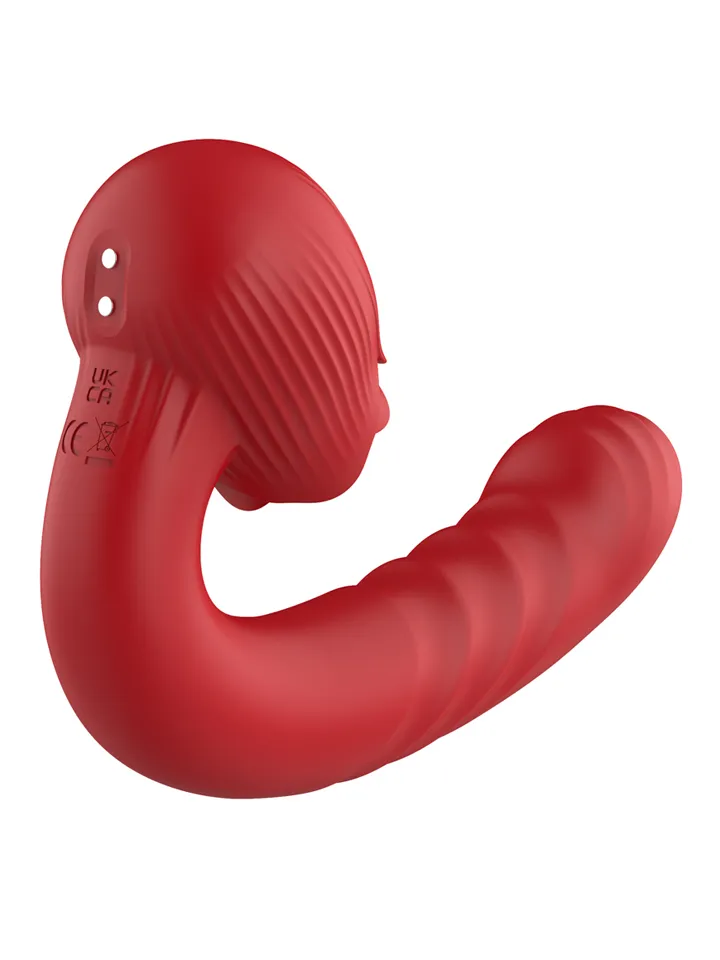 Rose Thrusting Vibrator - Rabbit vibrator with rotating tongue 5 [full]