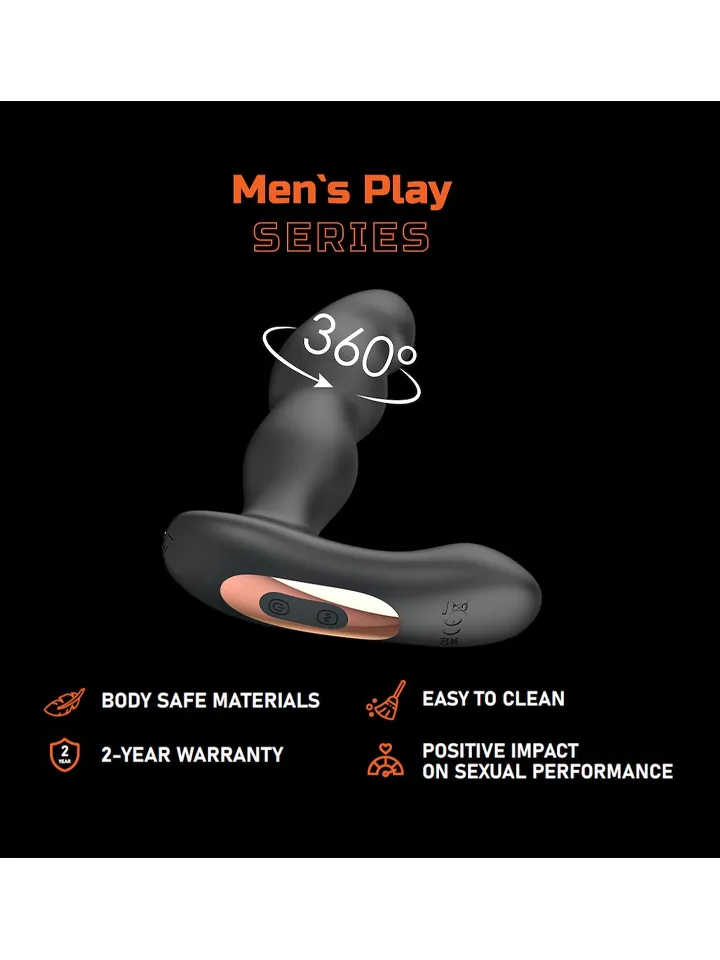 Rotating Prostate Massager With Remote Control - Prostate stimulator 4 [full]