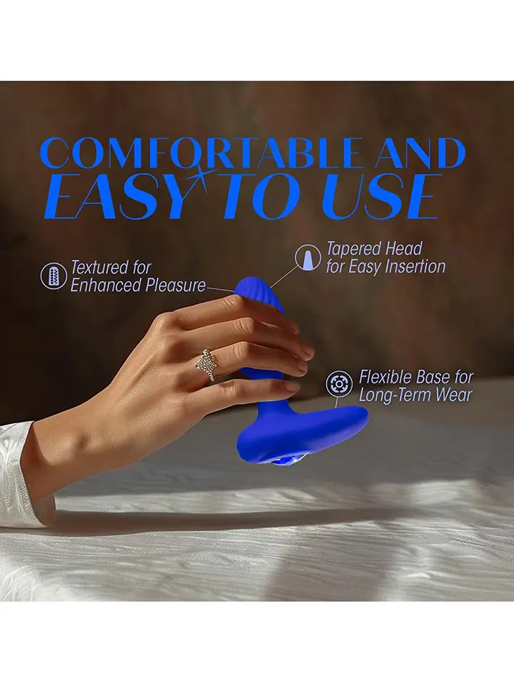 Sapphire Mystery Vibrating Plug - Vibrating anal plug 5