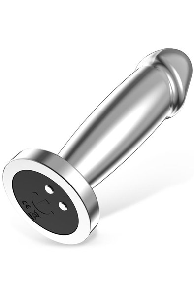 Sarmy Vibrating Chrome Anal Plug Small - Anal-Dildo mit Vibration 2