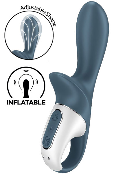 Satisfyer Air Pump Booty 2 Dark Grey - Anal vibrator 1