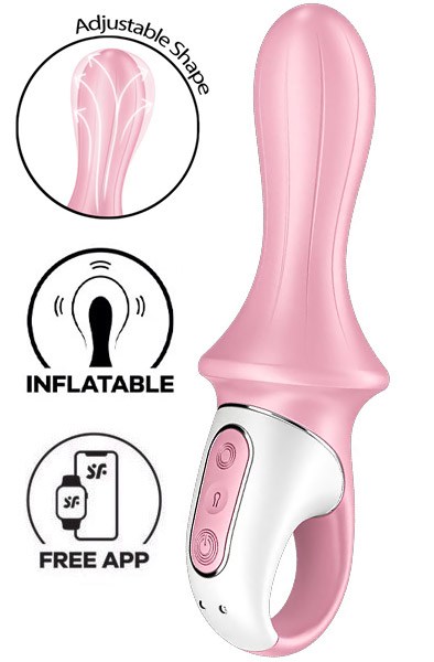 Satisfyer Air-Pump Booty 5 Pink - Anal vibrators 1