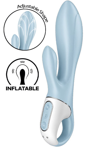 Satisfyer Air Pump Bunny 1 Blue - Rabbit vibrator 1