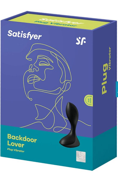 Satisfyer Backdoor Lover Vibrator Black - Vibrating anal plug 4