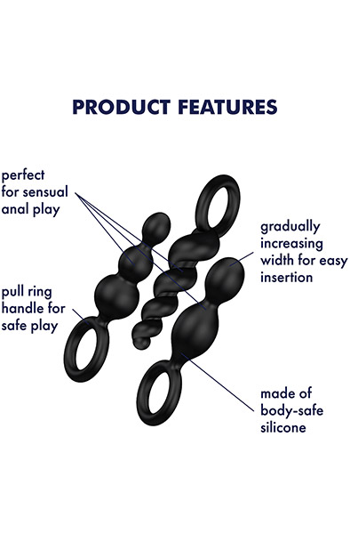 Satisfyer Booty Call Plugs - Anal plug set 2