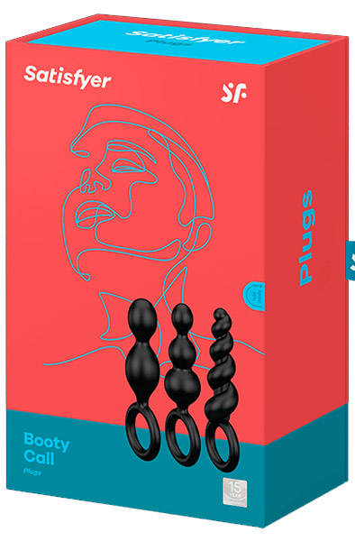 Satisfyer Booty Call Plugs - Anal plug set 3