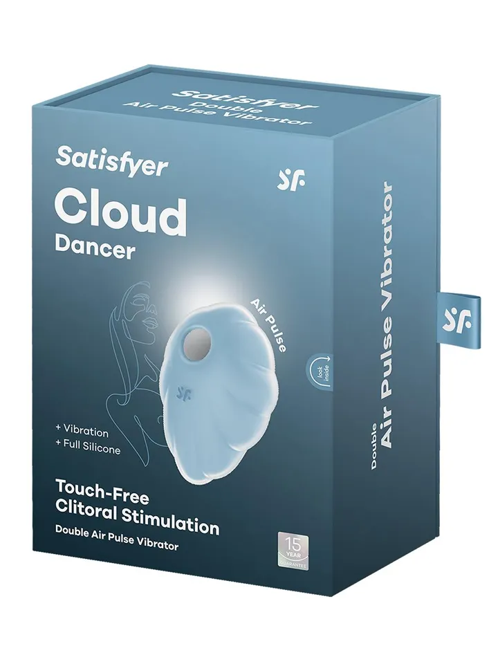 Satisfyer Cloud Dancer Blue - Air pressure vibrator 4 [full]
