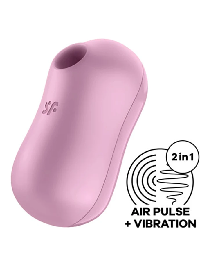 Satisfyer Cotton Candy Airpulse Stimulator - Air pressure vibrator 1 [full]
