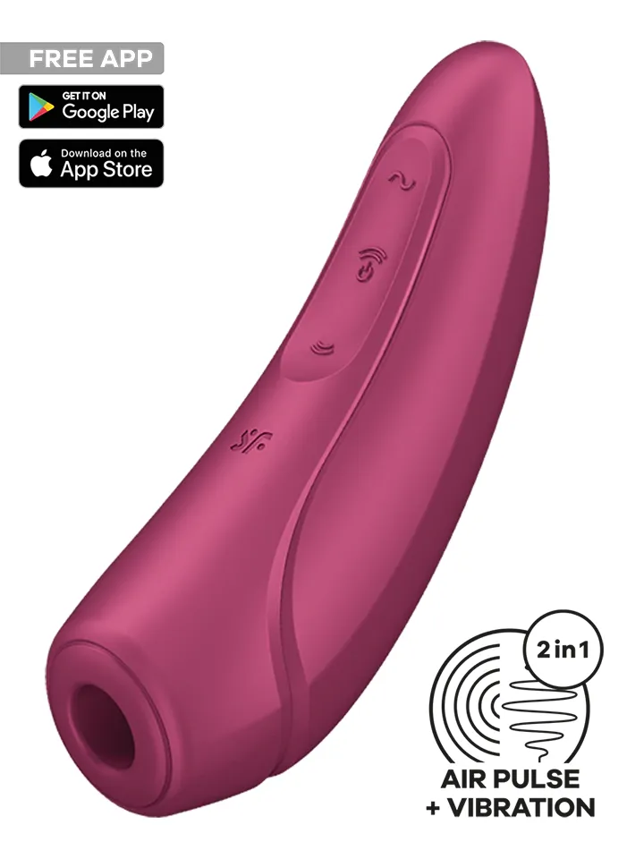 Satisfyer Curvy 1+ Rose Red - App-controlled clitoral stimulator 1 [full]