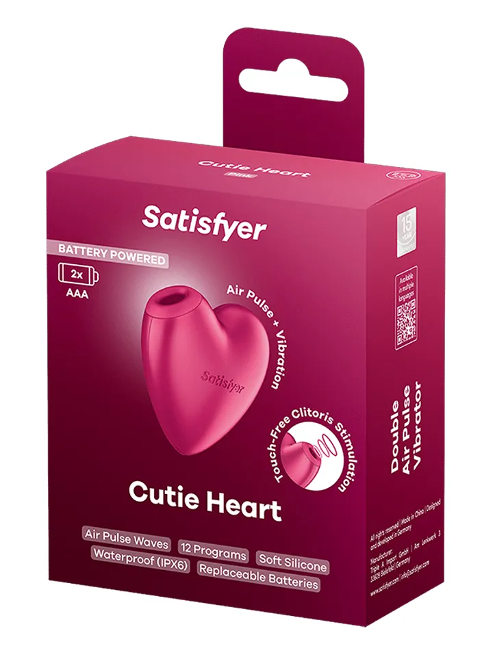 Satisfyer Cutie Heart Battery Powered - Air pressure vibrator 5 [full]