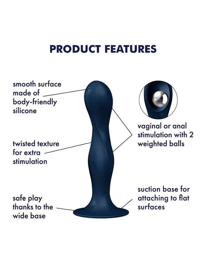 Satisfyer Double Ball-R Blue - Vibrator 2 [full]