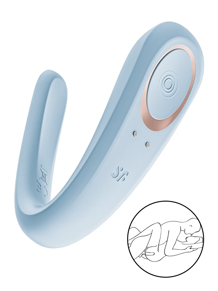 Satisfyer Double Classic Partner Vibrator - Couples vibrator 1 [full]