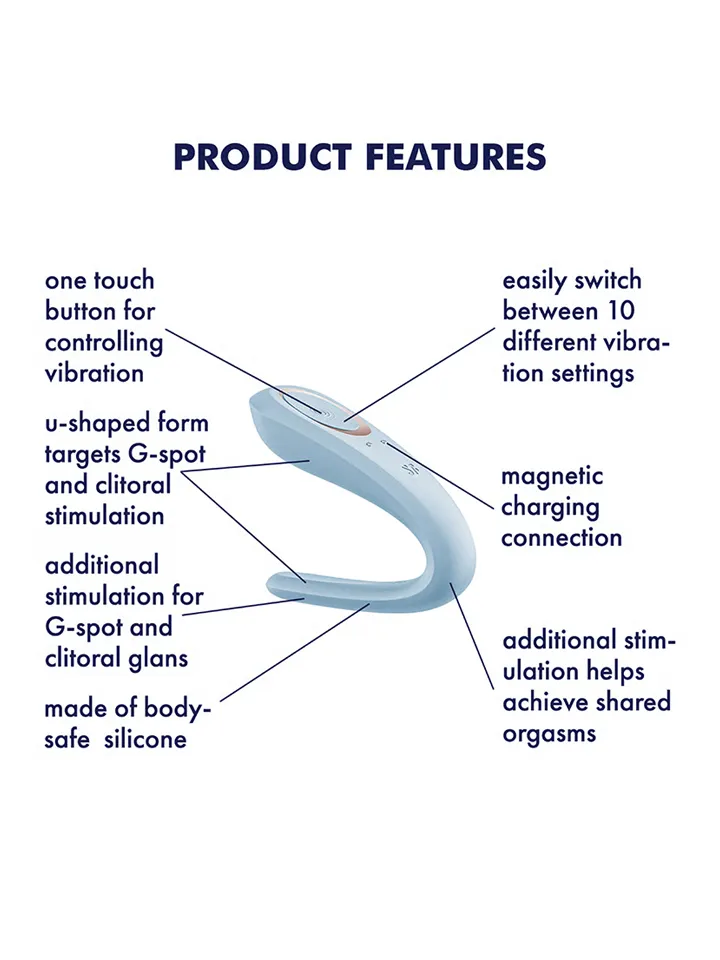 Satisfyer Double Classic Partner Vibrator - Couples vibrator 2 [full]