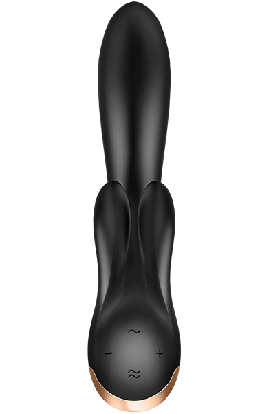 Satisfyer Double Flex Black - App-controlled rabbitvibrator 3