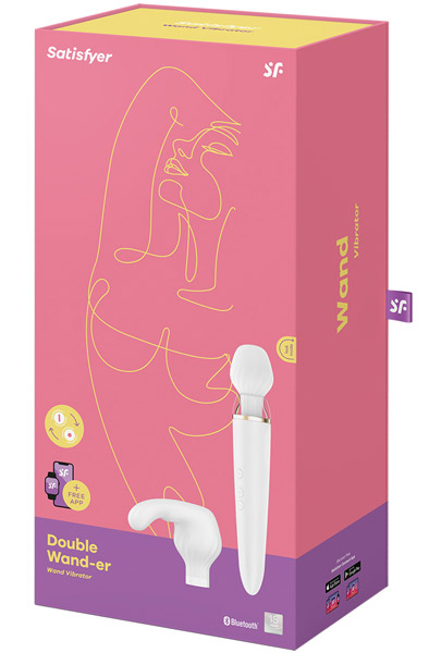 Satisfyer Double Wand-er White - Magic wand / Massage wand 4