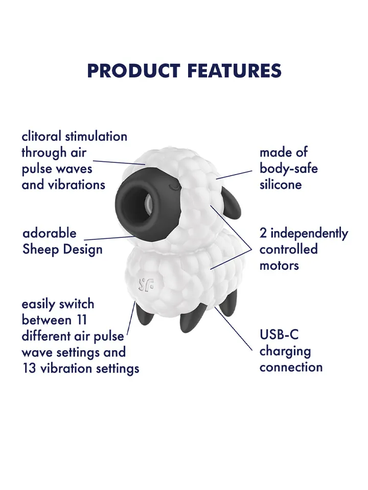 Satisfyer Dreamy Sheep - Air pressure vibrator 2 [full]
