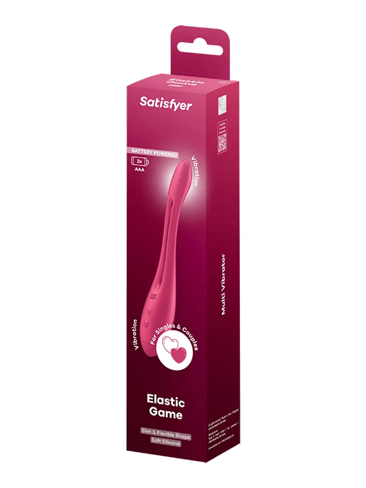Satisfyer Elastic Game Pink Battery Series - Couples vibrator 5 [full]