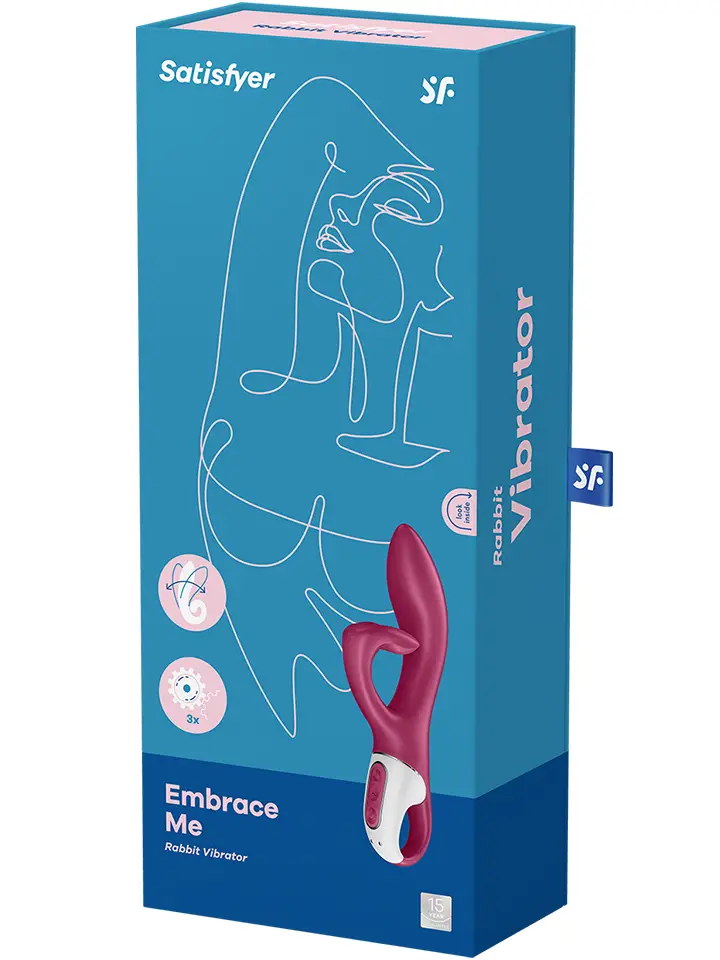Satisfyer Embrace Me Rabbit Vibrator Berry - Rabbit vibrator 5