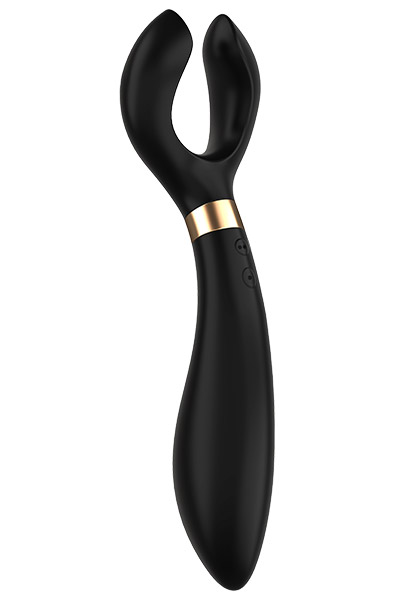 Satisfyer Endless Fun Multi-Use Vibrator Black - Couples vibrator 1