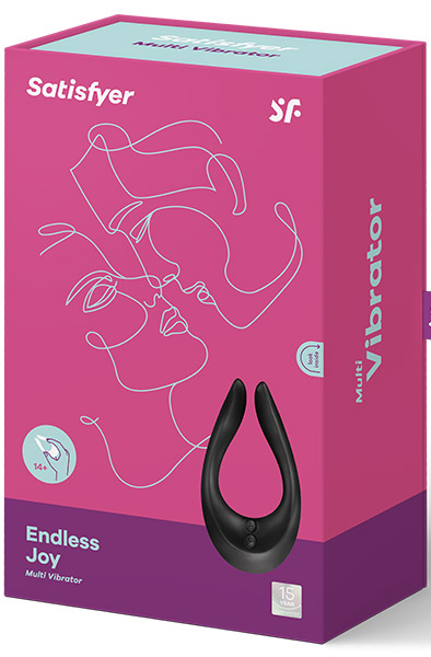 Satisfyer Endless Joy Black - Couples vibrator 5