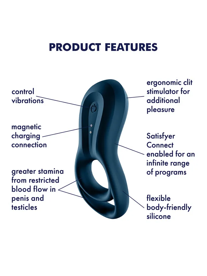 Satisfyer Epic Duo Connect App - Vibrating cock ring 2 [full]