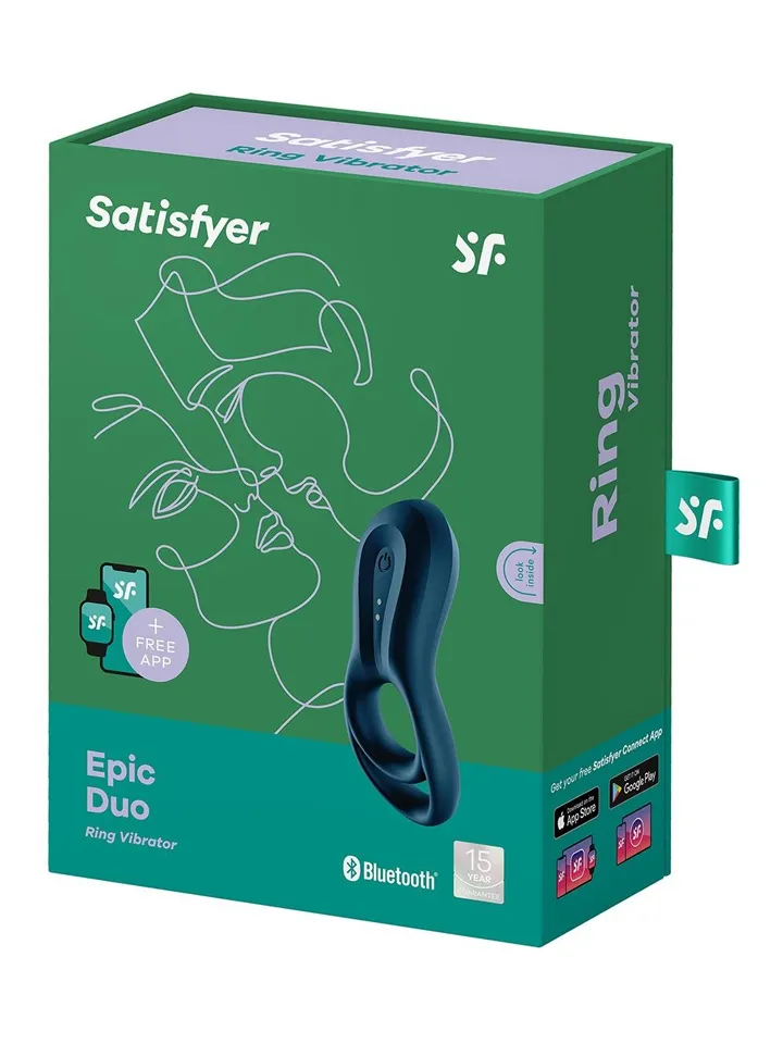 Satisfyer Epic Duo Connect App - Vibrating cock ring 4 [full]