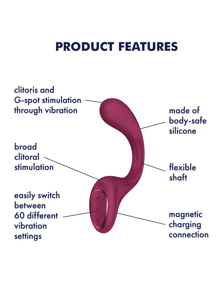 Satisfyer G for Goddess 2 Wine Red - G-spot vibrator 2 [full]