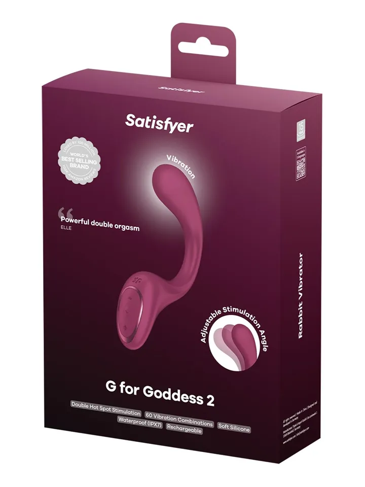 Satisfyer G for Goddess 2 Wine Red - G-spot vibrator 4 [full]