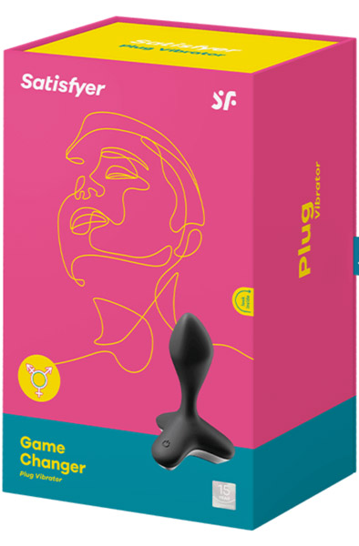 Satisfyer Game Changer Black - Vibrating anal plug 5