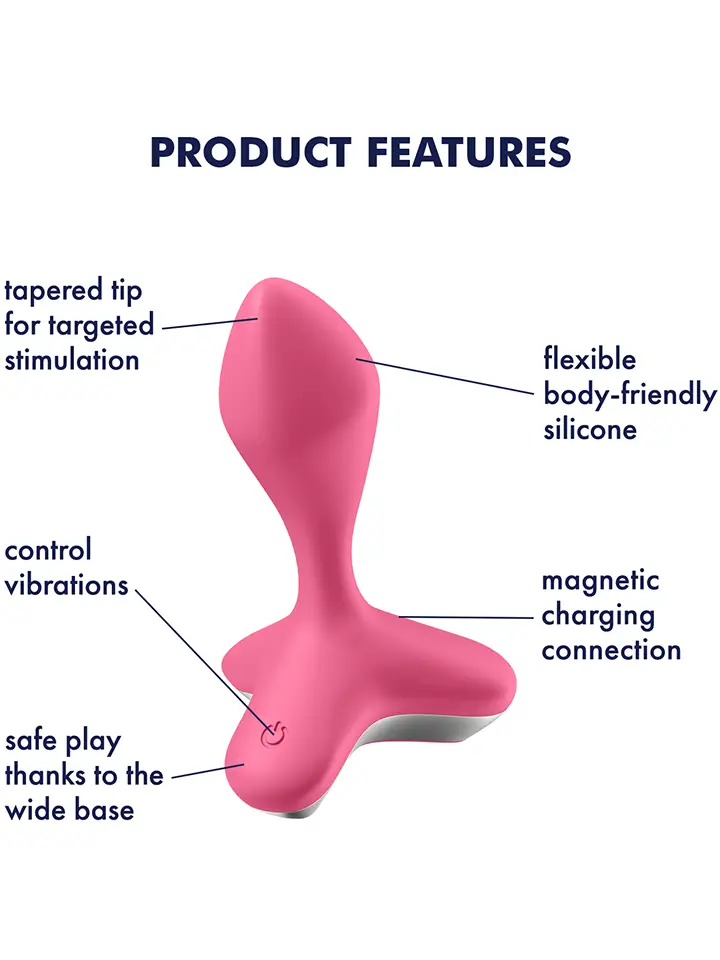 Satisfyer Game Changer Plug Vibrator Pink - Vibrating anal plug 2