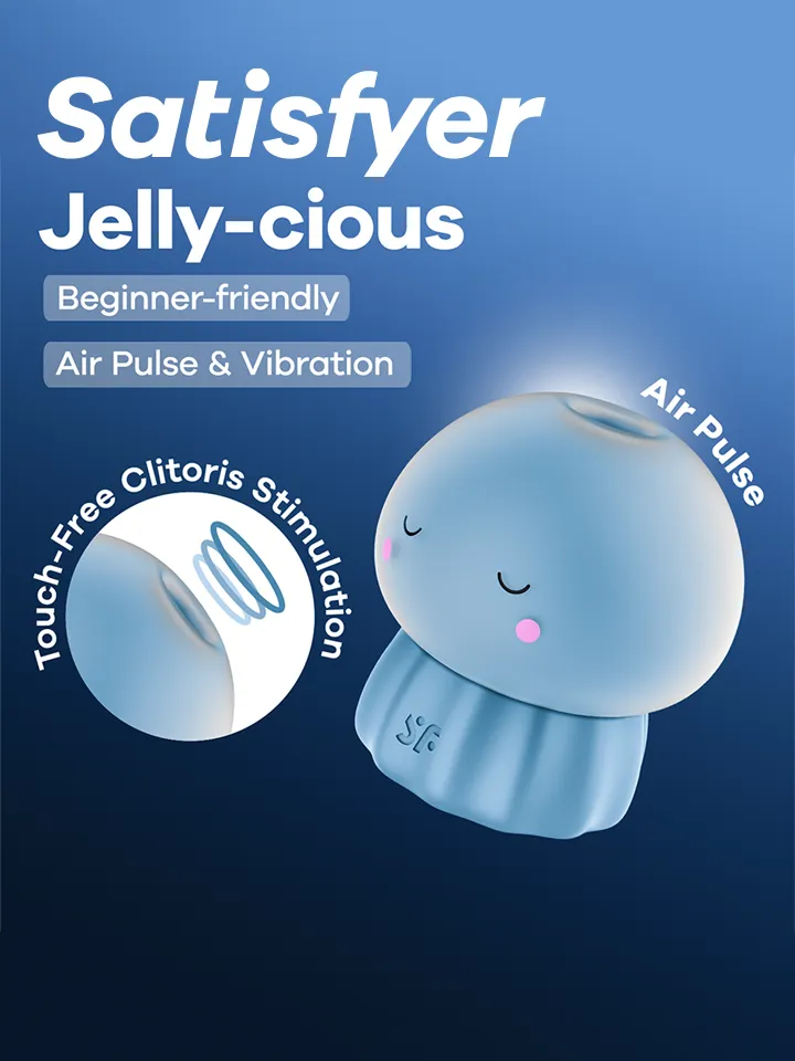 Satisfyer Jelly-Cious Baby Blue - Clitoral vibrator 1 [full]