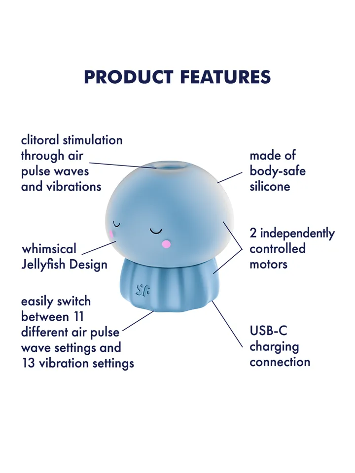 Satisfyer Jelly-Cious Baby Blue - Clitoral vibrator 2 [full]