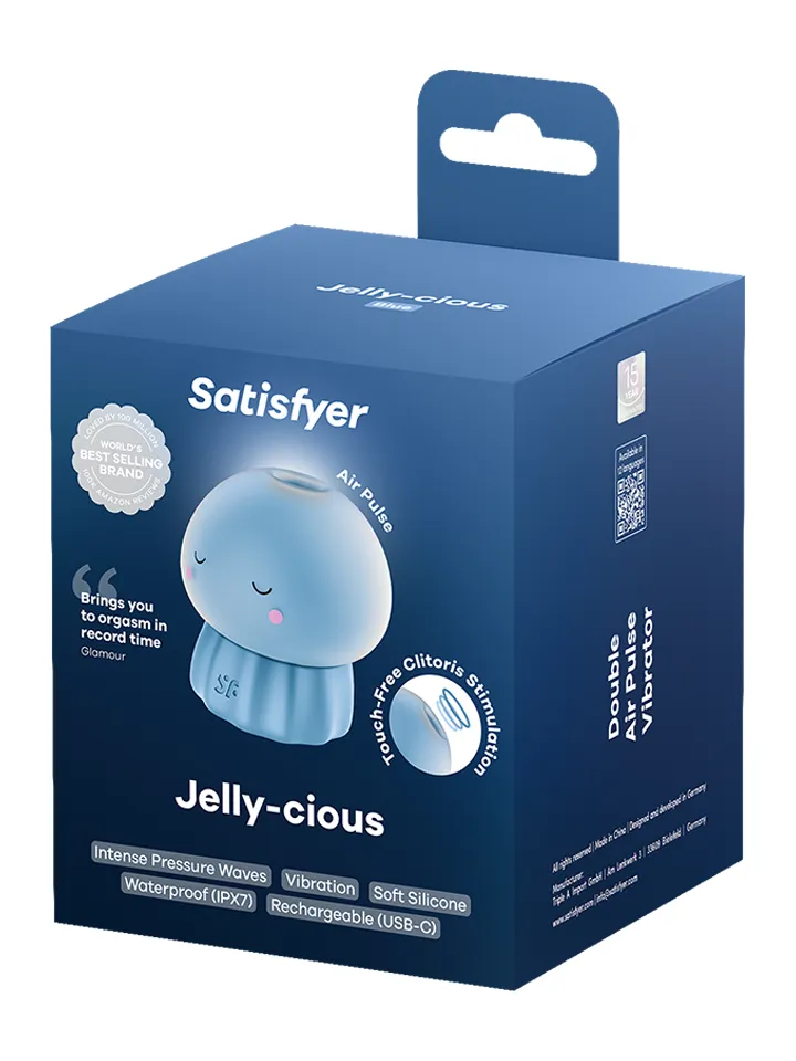 Satisfyer Jelly-Cious Baby Blue - Clitoral vibrator 4 [full]