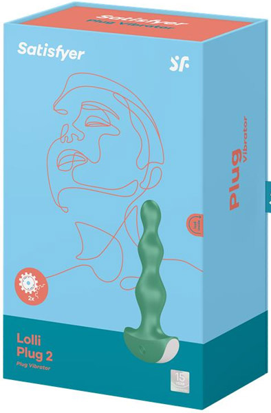 Satisfyer Lolli Plug Vibrator 1 Green - Vibrating anal beads 3