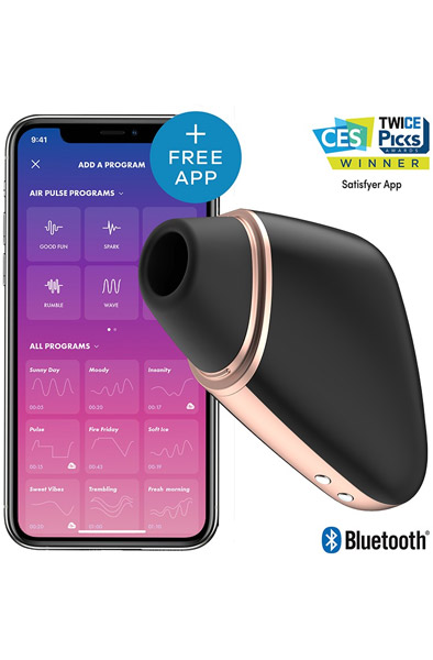Satisfyer Love Triangle Black - App-gesteuerter Klitoris-Vibrator 1