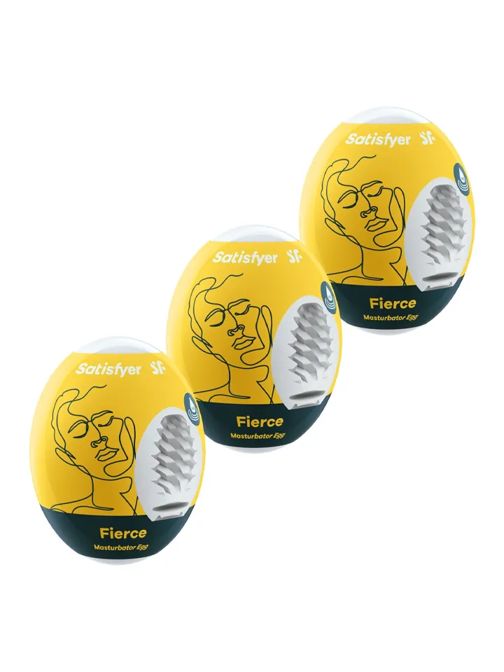 Satisfyer Masturbator Egg Fierce 3-pack - Run eggs 1 [full]