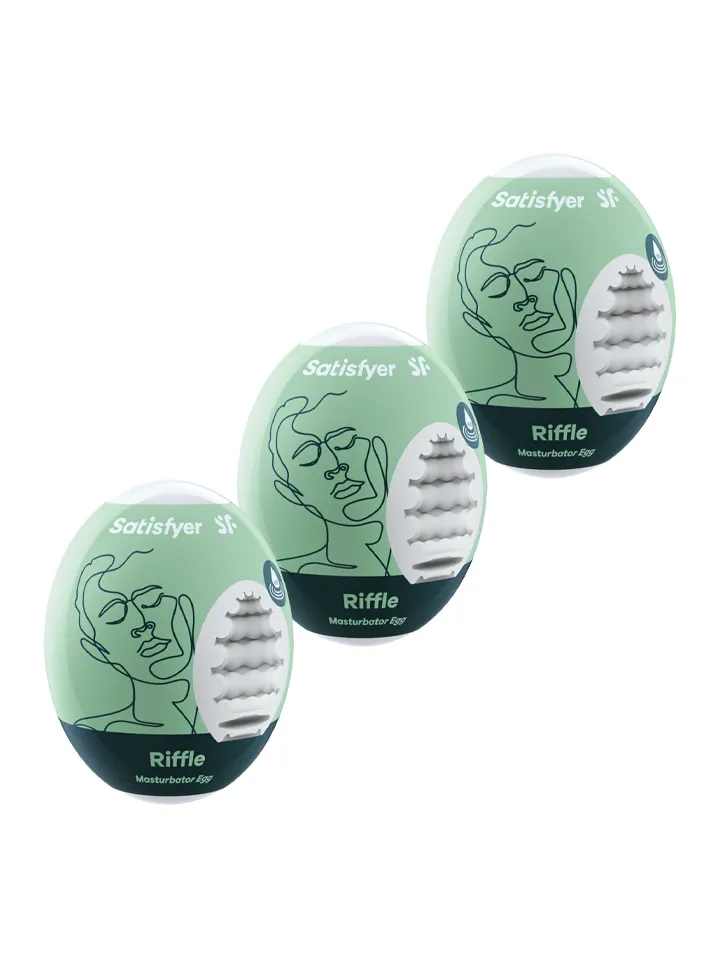 Satisfyer Masturbator Egg Riffle 3-pack - Run eggs 1 [full]
