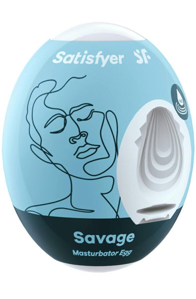 Satisfyer Masturbator Egg Single Savage - Tenga egg 1