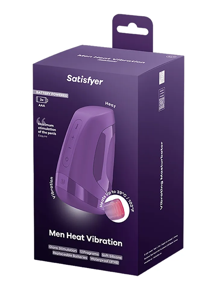 Satisfyer Men Heat Vibration Battery Powered - Vibrating masturbator 5 [full]