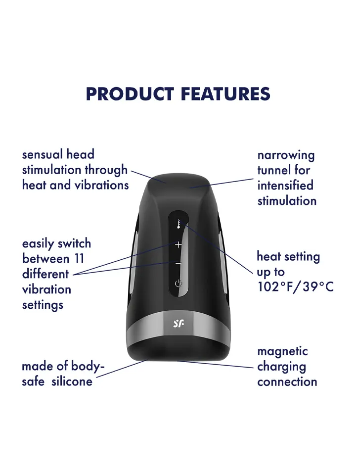 Satisfyer Men Heat Vibration - Masturbator 2 [full]