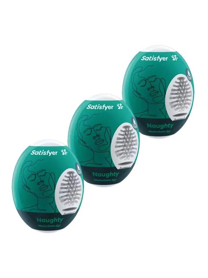 Satisfyer Naughty Masturbator Egg 3-pack - Run eggs 1 [full]