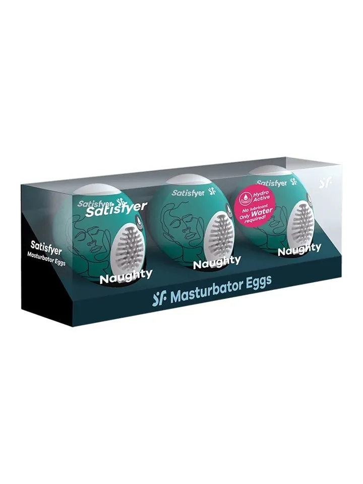 Satisfyer Naughty Masturbator Egg 3-pack - Run eggs 4 [full]
