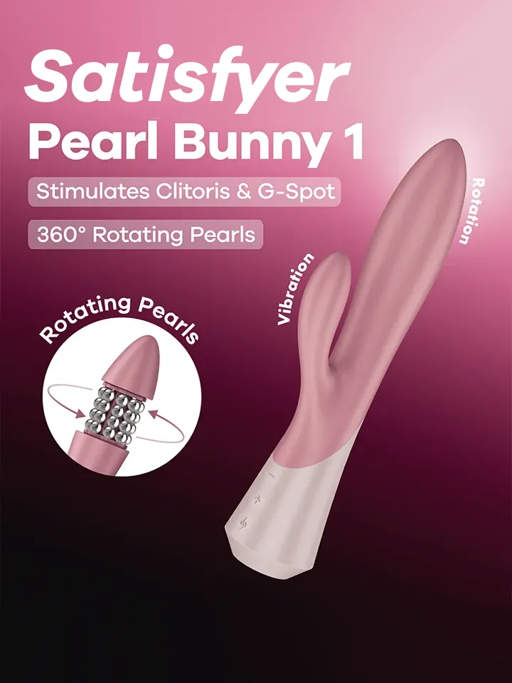 Satisfyer Pearl Bunny 1 Rabbit Vibrator With Pearls - Rabbit vibrator 1 [full]