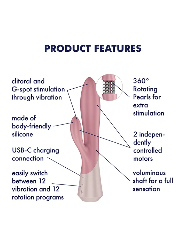 Satisfyer Pearl Bunny 1 Rabbit Vibrator With Pearls - Rabbit vibrator 2 [full]