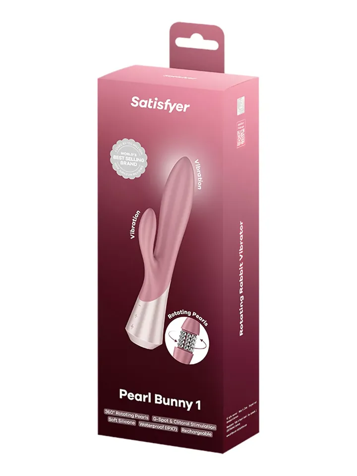 Satisfyer Pearl Bunny 1 Rabbit Vibrator With Pearls - Rabbit vibrator 4 [full]