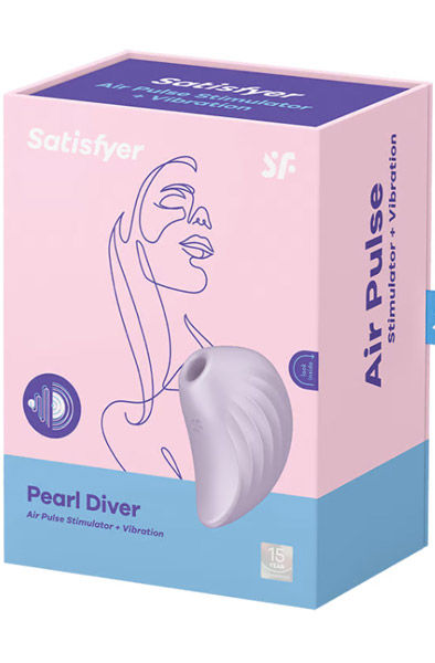 Satisfyer Pearl Diver Violet - Air pressure vibrator 4